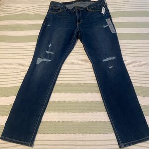 Old Navy Mid-Rise Power Slim Straight Leg Jeans NEW WITH TAGS